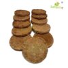 Satguru Organic Holy Homemade, Desi Cow Dung Cake/Gobar Upla/Kande 100% Pure and Effective, Ideal for Hawan, Puja (48 Pcs)