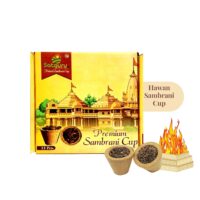 Satguru Hawan Cow Panchgavya Dhuni Cups| Herbal Sambrani dhoop Cup for Pooja (15 Pcs) Pack of 1