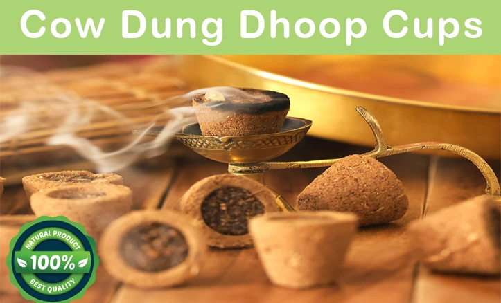 Satguru cow dung dhoop cups